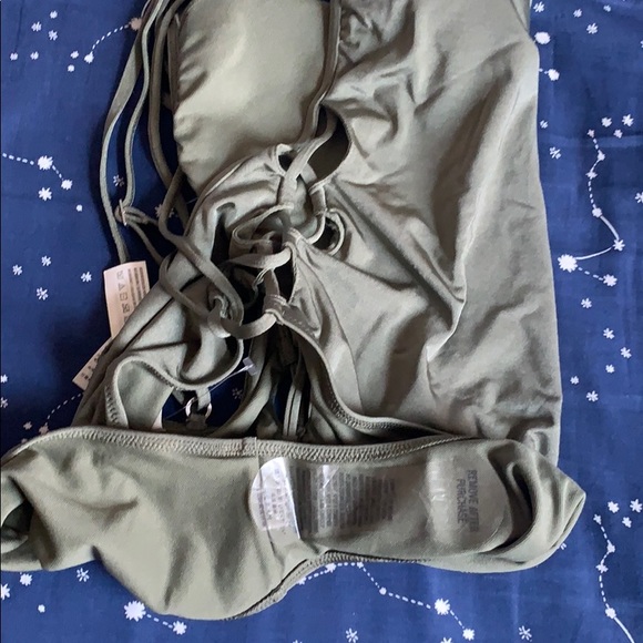 Olive green full baiting suit NWOT - Picture 7 of 7